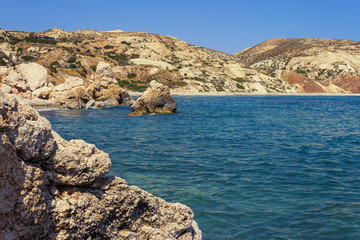 peaceful view of mediterranean sea cyprus