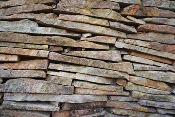 fragment of the restored wall