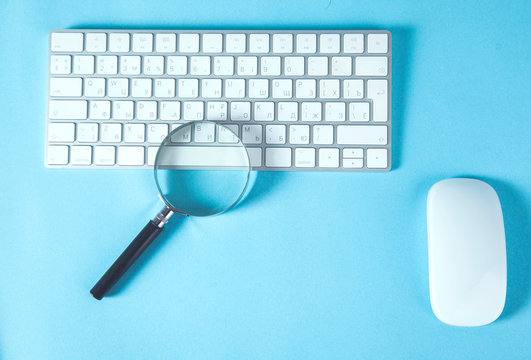 magnifier and mouse