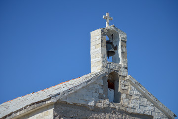 Sveti Jure (Saint George) church in Biokovo national park, Makarska, Croatia on June 19, 2019.