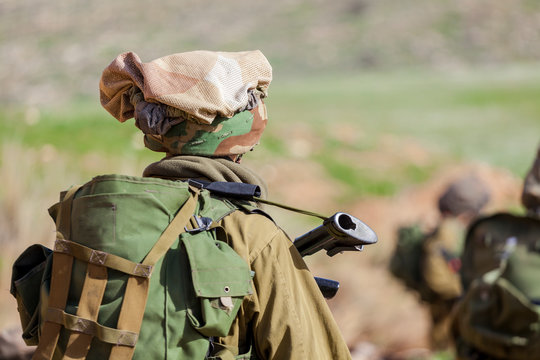 Israeli Soldiers Training, IDF -  military combat training