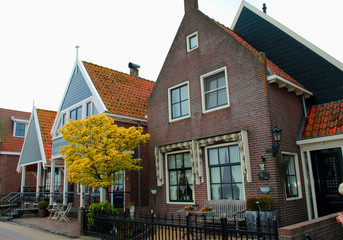 Fototapeta na wymiar Scandinavian style houses in Holland