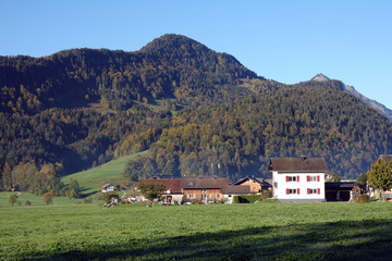 Fototapeta na wymiar Bizau, Vorarlberg
