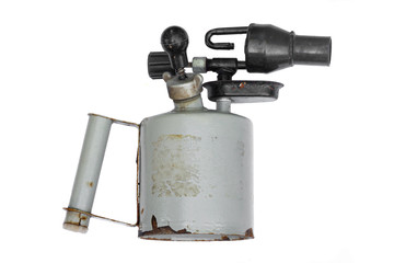 Blow torch isolated on white background.
