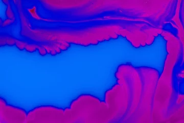 Photo sur Plexiglas Cristaux Gouttes de peinture de couleur dans l& 39 eau. Encre tourbillonnant sous l& 39 eau.