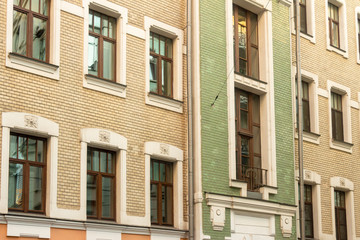 Obraz premium Classical art-nouveau building facade in Moscow, Russia