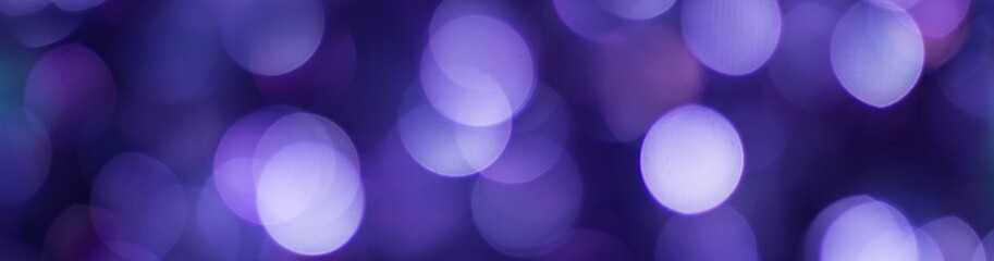 banner of Blue shiny glitter holiday beautiful abstract blur bokeh background