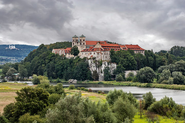 Fototapeta na wymiar Historic abbey in Tynec near Cracow (Krakow) in Poland.