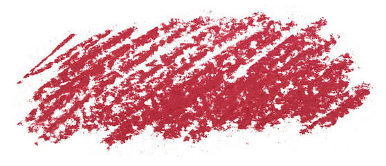 Crayon texture element free hand scribbles. red spot out of line