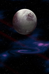 Fototapeta na wymiar Black Hole Pluto