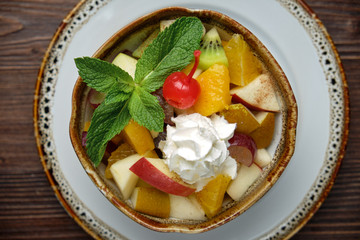 Fruit salad . catering menu