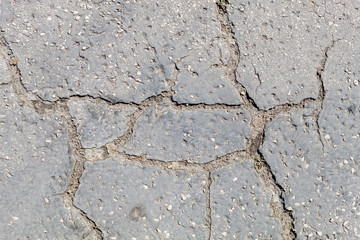 Old Weathered Cracked Asphalt Texture