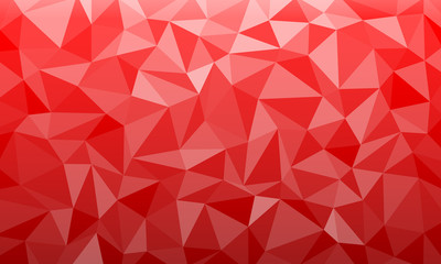 Red texture low poly background geometric mosaic Ai EPS