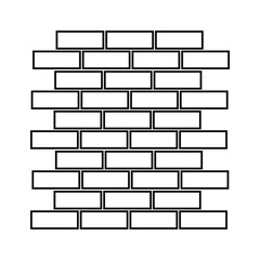Brick wall vector illustration.