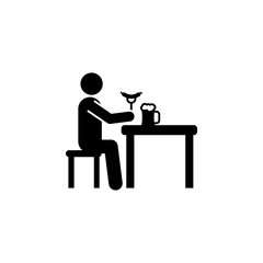 Beer man sausage icon. Element of oktoberfest icon