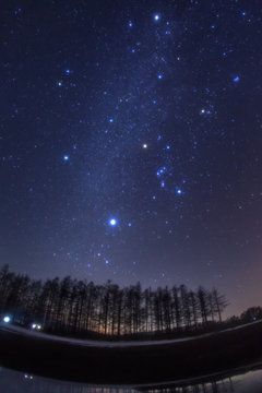 長野県・南牧村 野辺山で眺める冬の星空