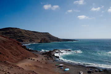 Fototapeta na wymiar Lanzarote El Golfo
