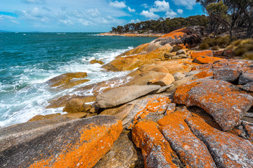 Trousers Point on Flinders Island, Tasmania
