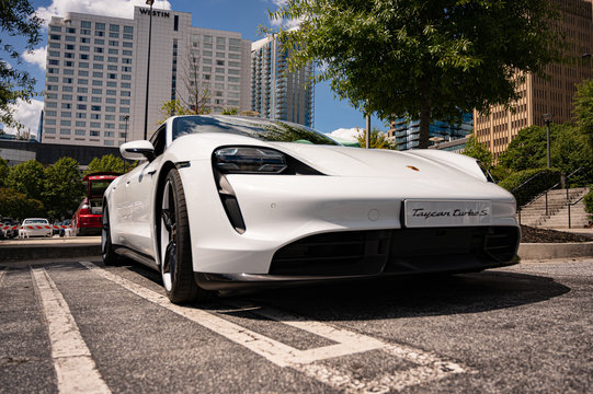 Porsche Taycan Turbo S Electric Car