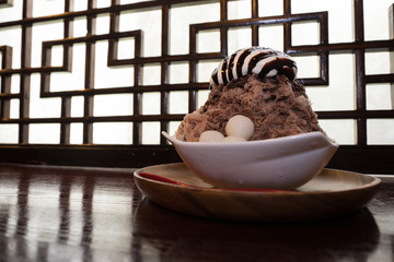 かき氷　shaved ice　crashed ice