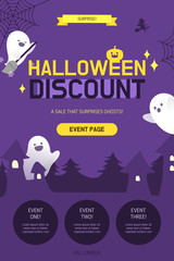 Halloween event template popup