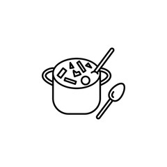 Russia, borscht icon. Element of Russia thin line icon