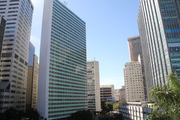 Fototapeta na wymiar Buildings in Rio de Janeiro modern center