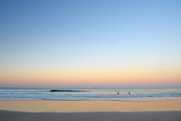 Sunset at Belongil beach, Byron Bay, Australia