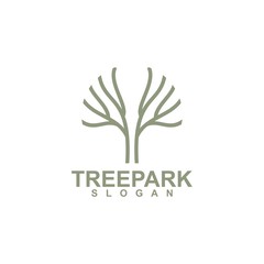 Tree of life logo design inspiration isolated, vector