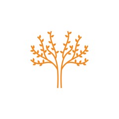 Fototapeta na wymiar Tree of life logo design inspiration isolated, vector