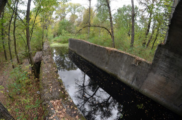 Old tunnel of Stalin. Part of Kiev defense line in WW2 time.