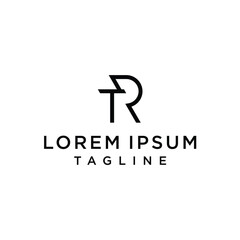 Initial Letter Logo TR, RT, Logo Template
