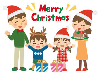家族でクリスマス