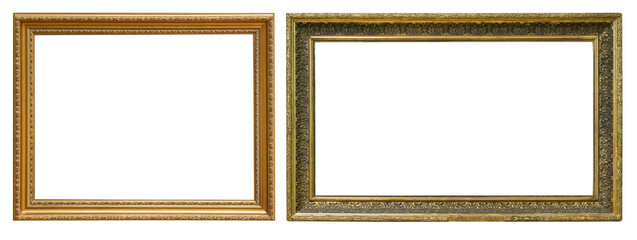 Fototapeta premium Antique gold antique picture frames