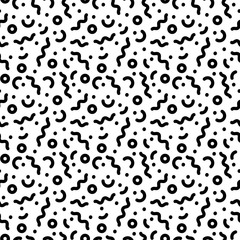 Retro 80s pattern seamless tile