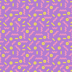 Retro 80s pattern seamless tile