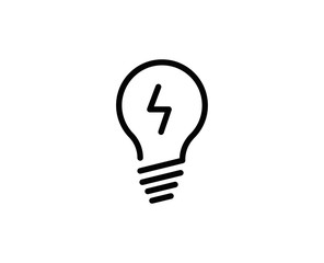 Light bulb line icon