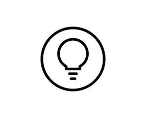 Light bulb line icon