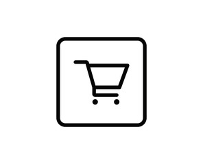 Shopping cart line icon