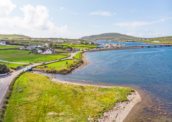 Obraz premium Aerial View of the Skellig Coast