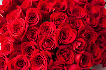 A huge beautiful bouquet for the anniversary of 1000 flowers of roses