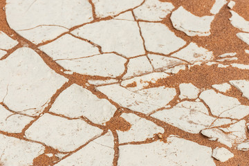 Cracked concrete texture close up background