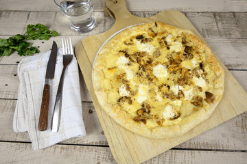 tarte aux poulet et fromage