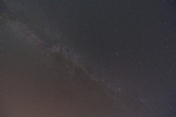 Fototapeta premium beautiful night dark starry sky with milky way, night sky background