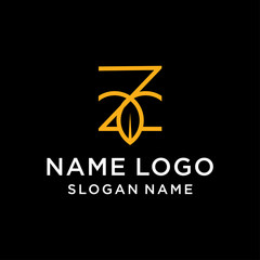 Abstract Monogram Elegant Leaf Logo Icon Vector Design. Universal Creative Premium Letter M Initials Symbol.
