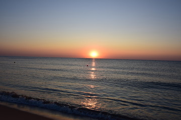 Fototapeta premium sunrise at sea