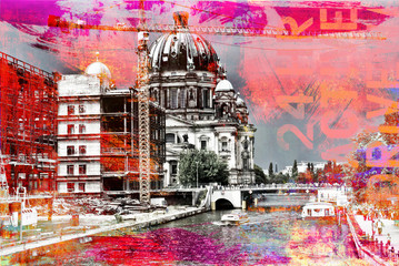 Berlin Cathedral Berliner Dom Illustration © Sunnydays
