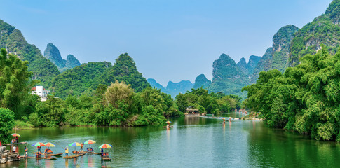 The Beautiful Landscape Scenery of Guilin, Guangxi