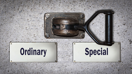 Wall Switch Special versus Ordinary