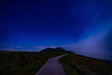 view of city at night, aso, Kumamoto